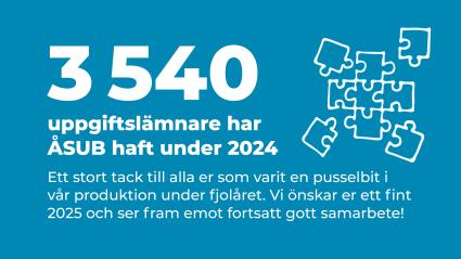 Tack till våra uppgiftslämnare 2024